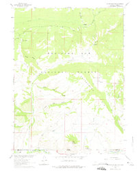 Cottonwood Rim 1962 topographic map thumbnail
