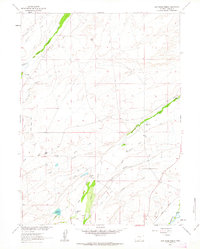 Cow Creek Ranch 1961 topographic map thumbnail