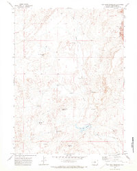 Cow Creek Reservoir 1970 topographic map preview