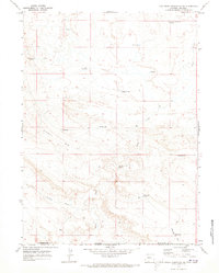 Cow Creek Reservoir SW 1970 topographic map thumbnail