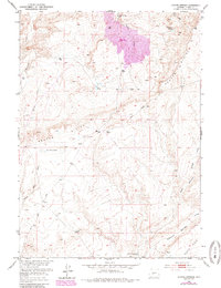 Coyote Springs 1952 topographic map thumbnail
