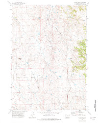 Coyote Draw 1971 topographic map thumbnail