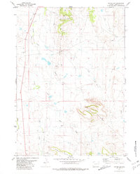 Coyote Gap 1981 topographic map thumbnail