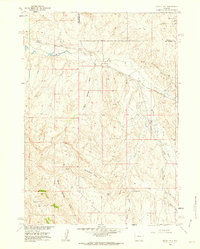 Coyote Hill 1960 topographic map thumbnail