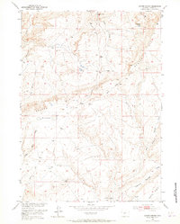 Coyote Springs 1952 topographic map thumbnail