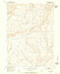 Coyote Springs 1952 topographic map thumbnail