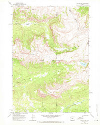 Crater Lake 1968 topographic map thumbnail