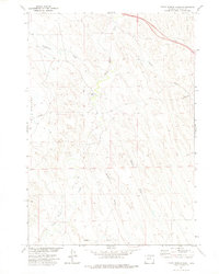 Crazy Woman Ranch 1972 topographic map thumbnail