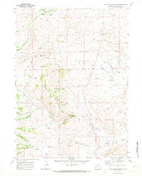 Cretaceous Mountain 1969 topographic map thumbnail