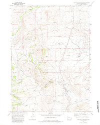 Cretaceous Mountain 1969 topographic map thumbnail