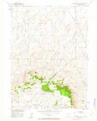 Crooks Mountain 1951 topographic map thumbnail