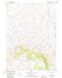 Crooks Mountain 1951 topographic map thumbnail