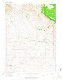 Crooks Peak 1961 topographic map thumbnail