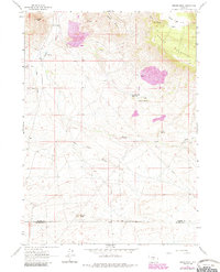 Crooks Peak 1961 topographic map thumbnail
