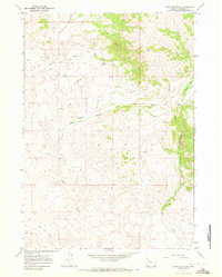 Crow Mountain 1967 topographic map thumbnail
