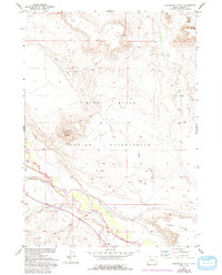 Crowheart Butte 1952 topographic map thumbnail