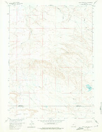 Circle Bar Lake 1958 topographic map thumbnail
