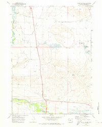 Daniel Junction 1970 topographic map thumbnail