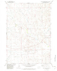 Darlington Draw West 1982 topographic map thumbnail