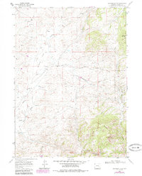 Davidson Flats 1968 topographic map thumbnail