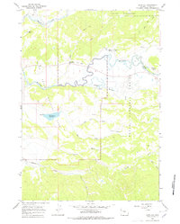 Davis Hill 1965 topographic map thumbnail