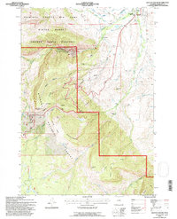 Dayton South 1993 topographic map thumbnail