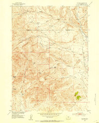 De Pass 1952 topographic map thumbnail