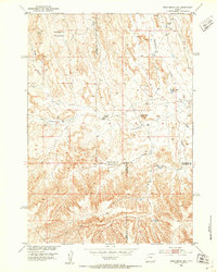 Dead Indian Hill 1951 topographic map thumbnail
