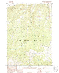 Dead Indian Meadows 1987 topographic map thumbnail