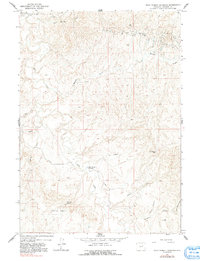 Dead Woman Crossing 1961 topographic map thumbnail