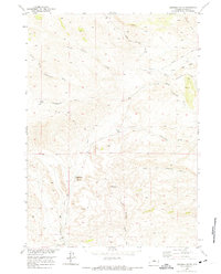 Deadman Butte 1952 topographic map thumbnail