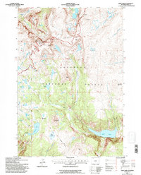 Deep Lake 1991 topographic map thumbnail