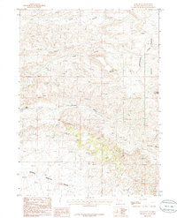 Deer Butte 1986 topographic map thumbnail