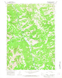Deer Creek 1965 topographic map thumbnail