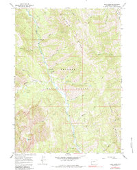 Deer Creek 1965 topographic map thumbnail