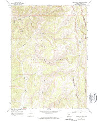 Devils Hole Creek 1967 topographic map thumbnail