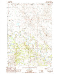 Devils Run 1984 topographic map thumbnail
