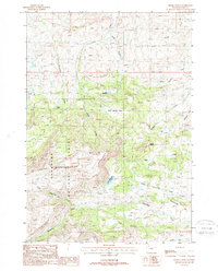 Devils Tooth 1987 topographic map thumbnail