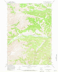 Dick Creek Lakes 1969 topographic map thumbnail