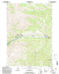 Dick Creek Lakes 1991 topographic map thumbnail