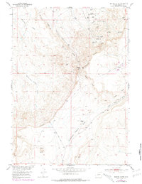 Dishpan Butte 1953 topographic map thumbnail