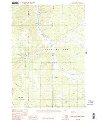 Divide Lake 1986 topographic map thumbnail