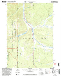 Divide Lake 2000 topographic map thumbnail