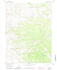 Divide Peak 1961 topographic map thumbnail