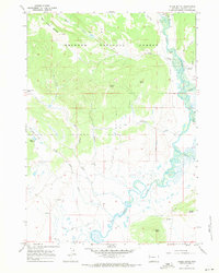 Dodge Butte 1966 topographic map thumbnail