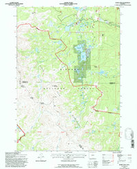 Dome Lake 1993 topographic map thumbnail