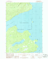 Dot Island 1986 topographic map thumbnail
