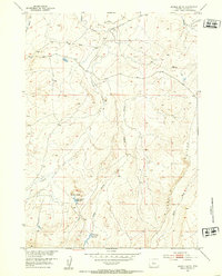 Double Butte 1952 topographic map thumbnail
