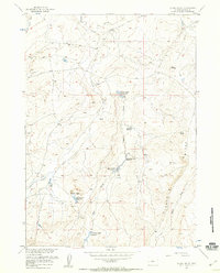 Double Butte 1957 topographic map thumbnail