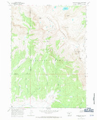 Doubletop Peak 1967 topographic map thumbnail